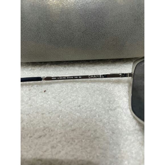 Chanel Silver Aviator Sunglasses - Brand New with Box and Dustbag - Picture 4 of 7